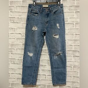 Women’s People’s Project LA distressed medium wash jeans- size 27